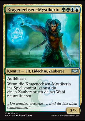 Kragenechsen-Mystikerin (Frilled Mystic)